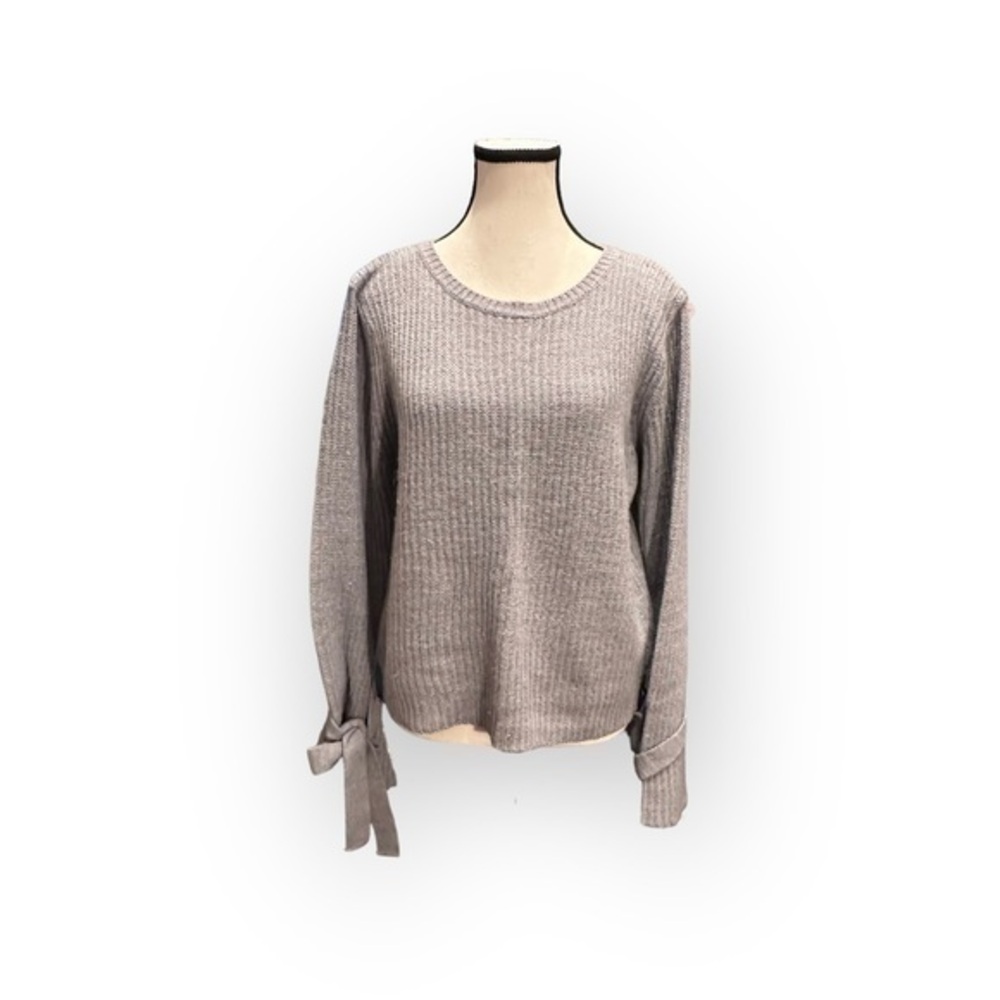 Women’s Urban Heritage Knit Sweater with Belted Sleeves Medium